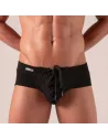 laced brief with absolu male logo
