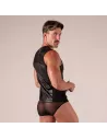 Rebel Tank Top with rebel zipped brief